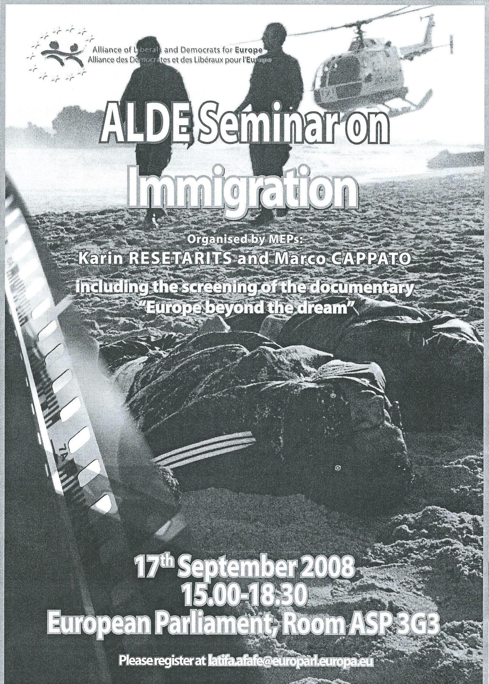 ALDE Seminar Brüssel Fluchtziel Europa